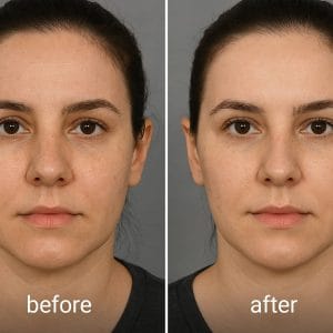 عمل بینی گوشتی با لیزر