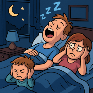 علت خرخر شبانه چیست؟