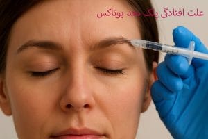 علت افتادگی پلک بعد بوتاکس