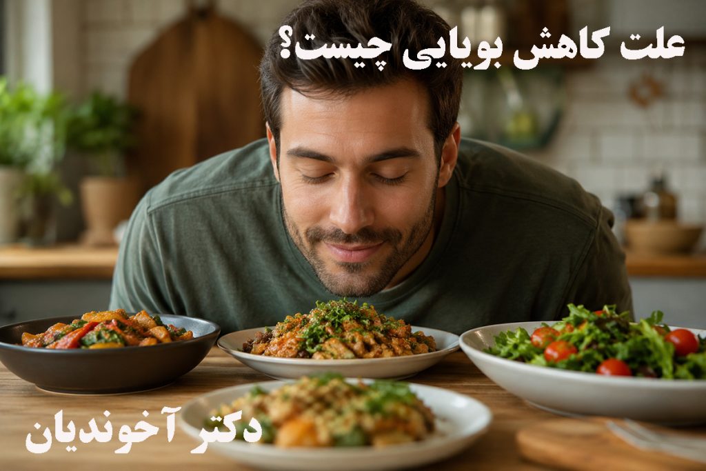علت کاهش بویایی چیست؟